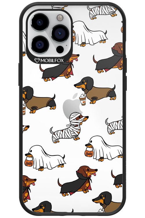 Scary Dachshund (Transparent) - Apple iPhone 12 Pro Max