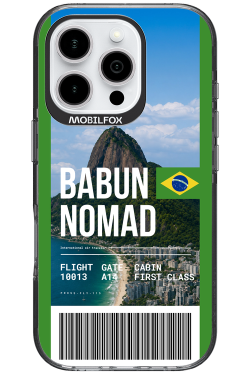 BABUN NOMAD (fly ticket) 2.0 - Apple iPhone 16 Pro
