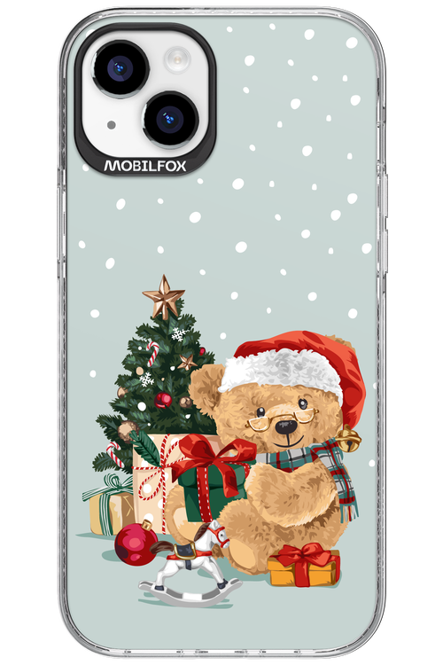 Merry Christmas Bear - Apple iPhone 15 Plus