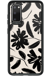 Monochrome Flowerss - Samsung Galaxy S20