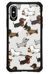 Scary Dachshund (Transparent) - Apple iPhone X
