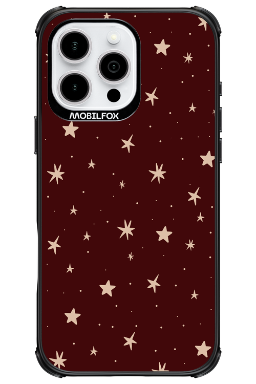 Burgundy Stars - Apple iPhone 16 Pro Max