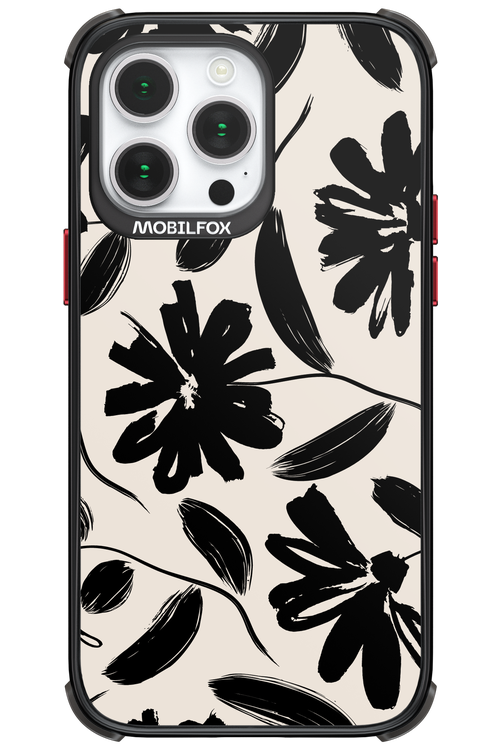 Monochrome Flowerss 2.0 - Apple iPhone 14 Pro Max