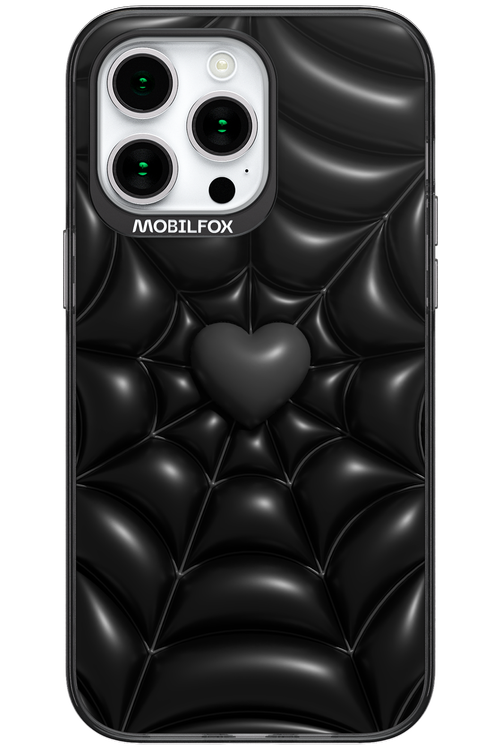 Black Spider Heart - Apple iPhone 15 Pro Max