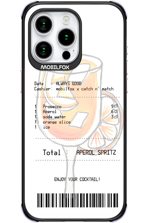 aperol spritz cocktail - Apple iPhone 15 Pro Max