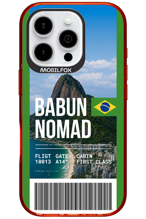 BABUN NOMAD (fly ticket) 2.0 - Apple iPhone 16 Pro