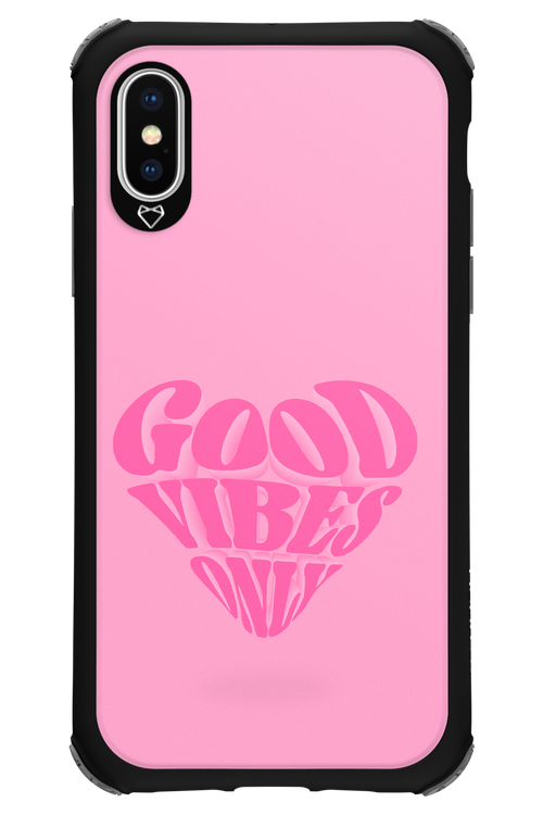 Good Vibes Heart - Apple iPhone X