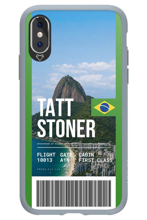 TATT STONER (fly ticket) 2.0 - Apple iPhone X