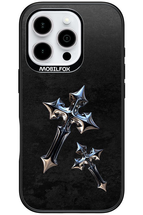 Chrome Crosses 2.0 - Apple iPhone 16 Pro