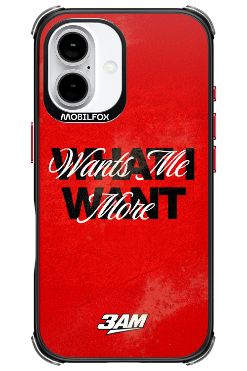 WHAT I WANT 2.0 - Apple iPhone 16