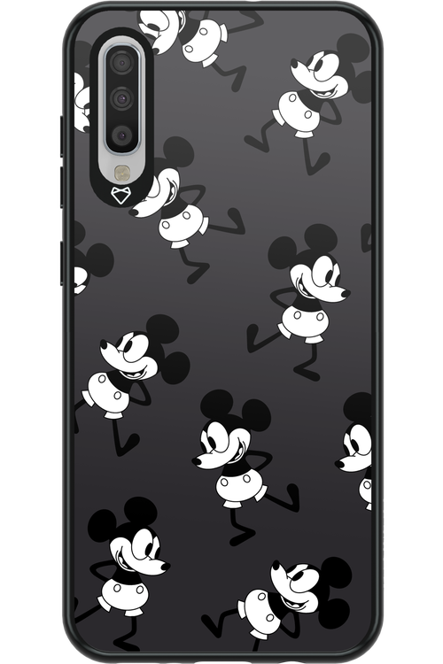 Iconic Mouse (antracite pattern) - Samsung Galaxy A70