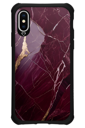 Burgundy Marble - Apple iPhone XS