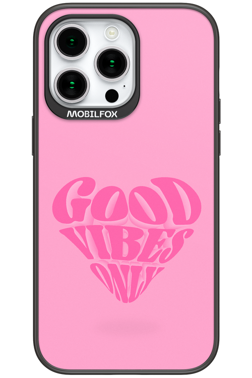 Good Vibes Heart - Apple iPhone 15 Pro Max