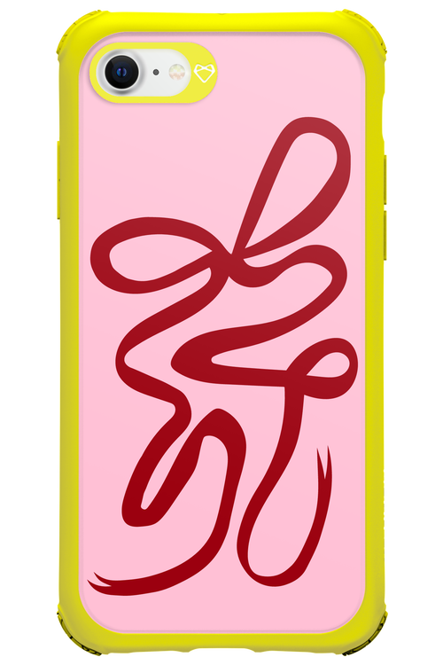 Burgundy Bow - Apple iPhone 7