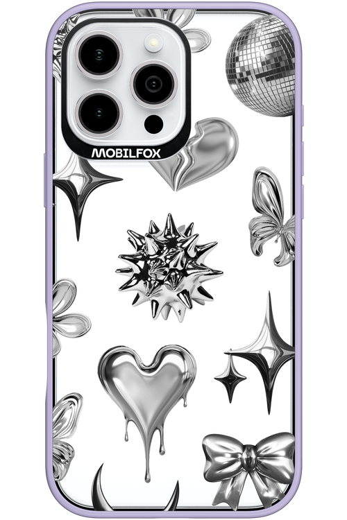 Silver Zone Transparent - Apple iPhone 16 Pro Max
