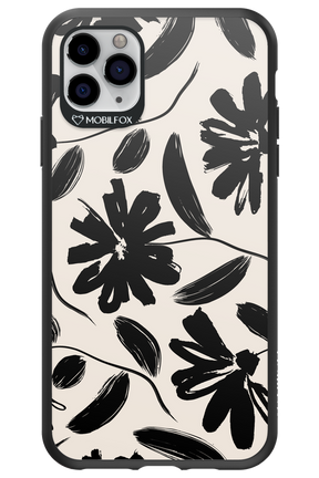 Monochrome Flowerss - Apple iPhone 11 Pro Max