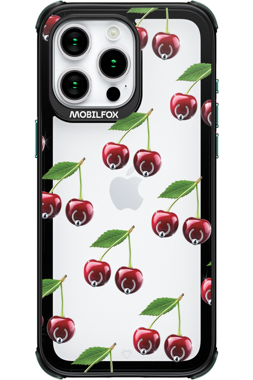 Spicy Cherries Transparent - Apple iPhone 15 Pro Max