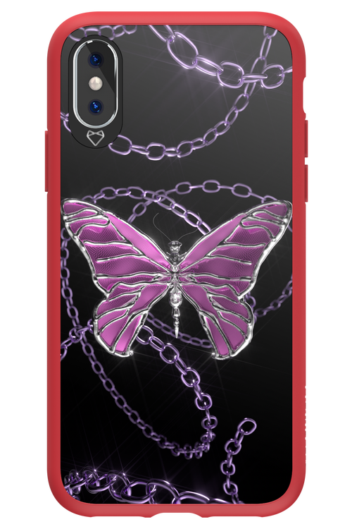 Butterfly Necklace - Apple iPhone XS