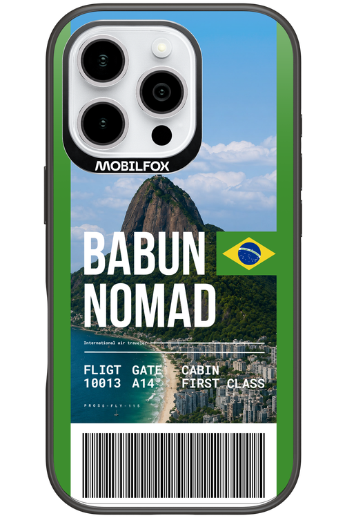 BABUN NOMAD (fly ticket) 2.0 - Apple iPhone 16 Pro
