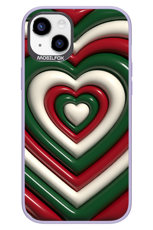 XMAS Hearts - Apple iPhone 14 Plus