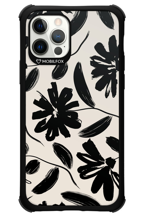 Monochrome Flowerss 2.0 - Apple iPhone 12 Pro