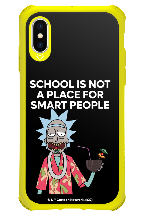 School is not for smart people - Apple iPhone X