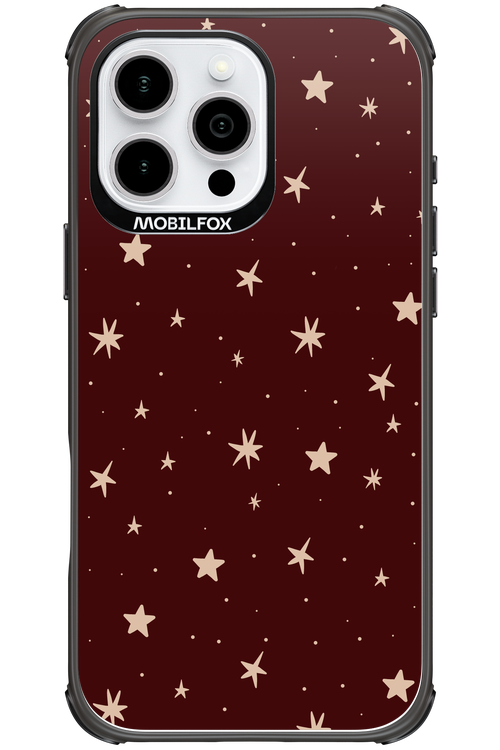 Burgundy Stars - Apple iPhone 16 Pro Max
