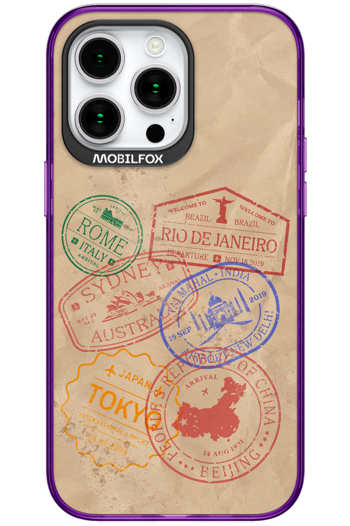 Travel Stamps 2.0 - Apple iPhone 15 Pro Max