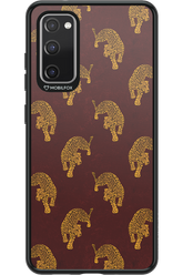 Burgundy Leopard Pattern - Samsung Galaxy S20 FE