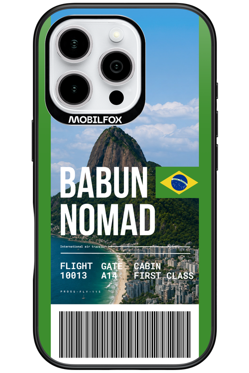 BABUN NOMAD (fly ticket) 2.0 - Apple iPhone 16 Pro