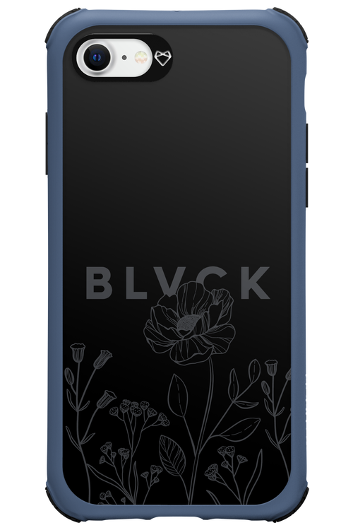 Black Flowers - Apple iPhone SE 2022