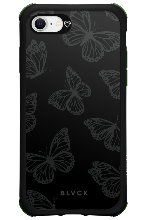 Black Butterflies - Apple iPhone 8