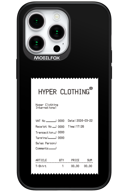 HYPER RECEIPT - Apple iPhone 15 Pro Max