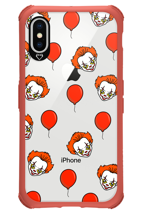 Mystery Clown (Transparent) - Apple iPhone XS