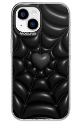 Black Spider Heart - Apple iPhone 15