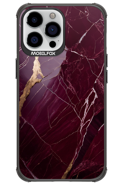 Burgundy Marble - Apple iPhone 13 Pro Max