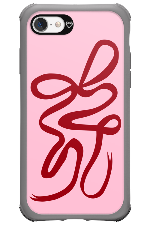 Burgundy Bow - Apple iPhone 7