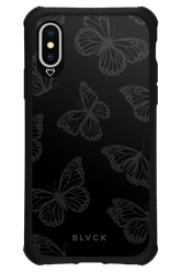 Black Butterflies - Apple iPhone XS