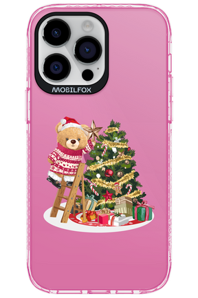 Christmas Bear (Transparent) - Apple iPhone 14 Pro Max