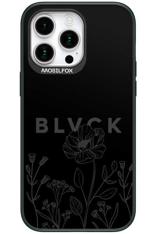 Black Flowers - Apple iPhone 15 Pro Max