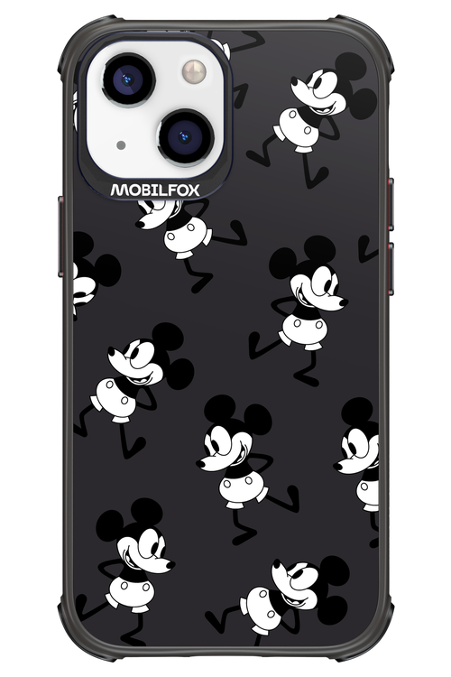 Iconic Mouse (antracite pattern) - Apple iPhone 13 Mini
