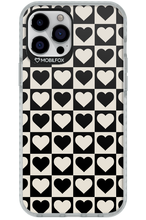 Checkered Heart - Apple iPhone 12 Pro Max