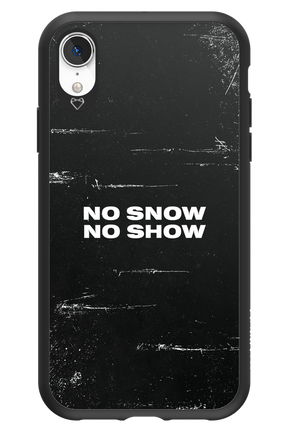 No snow, no show - Apple iPhone XR
