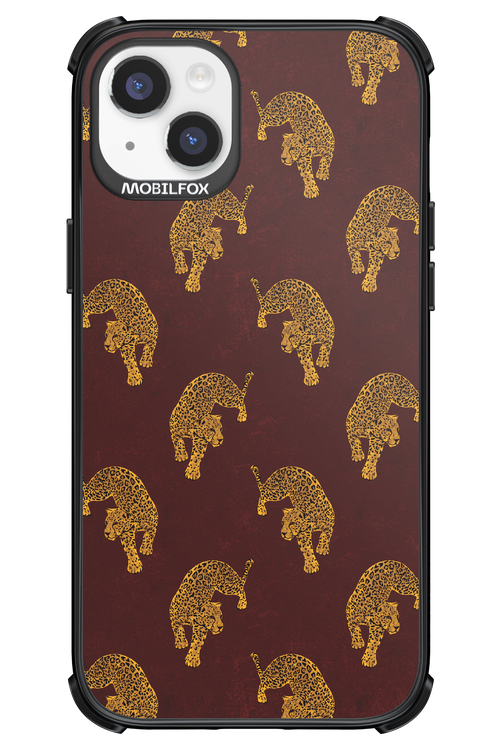 Burgundy Leopard Pattern - Apple iPhone 14 Plus