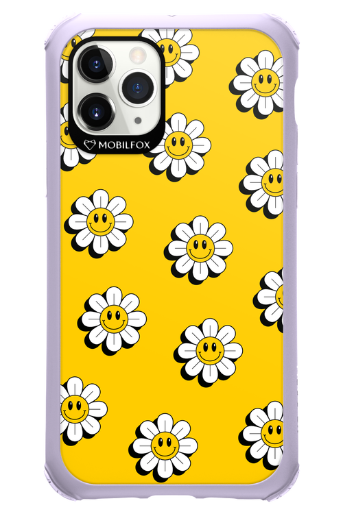 Smiley Flowers - Apple iPhone 11 Pro