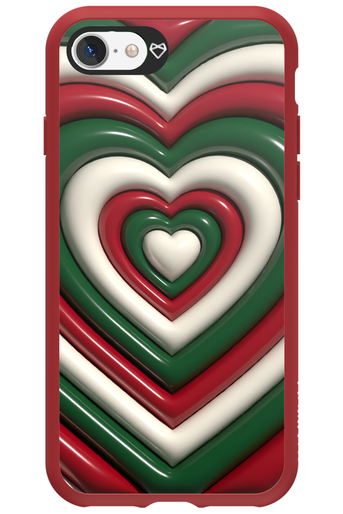 XMAS Hearts - Apple iPhone 7