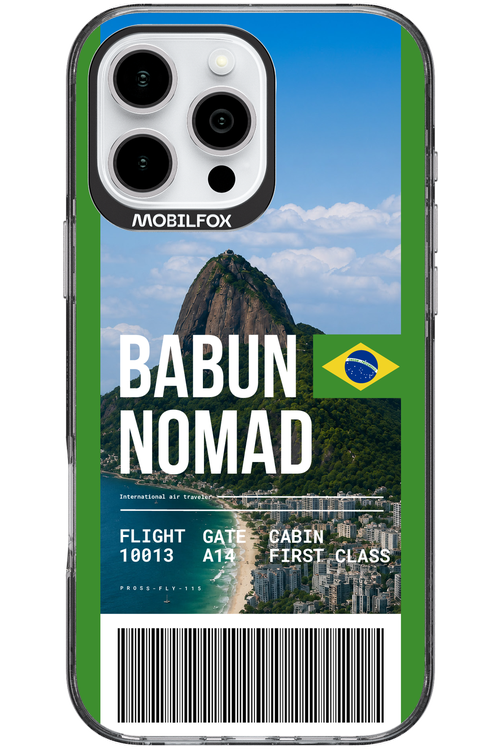 BABUN NOMAD (fly ticket) 2.0 - Apple iPhone 16 Pro Max