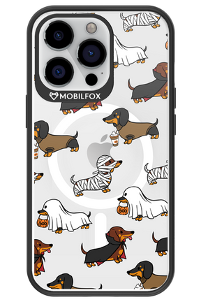 Scary Dachshund (Transparent) - Apple iPhone 13 Pro