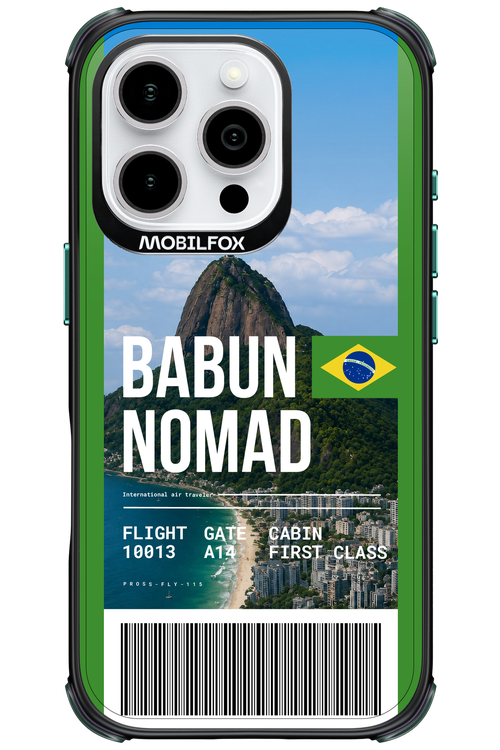 BABUN NOMAD (fly ticket) 2.0 - Apple iPhone 16 Pro