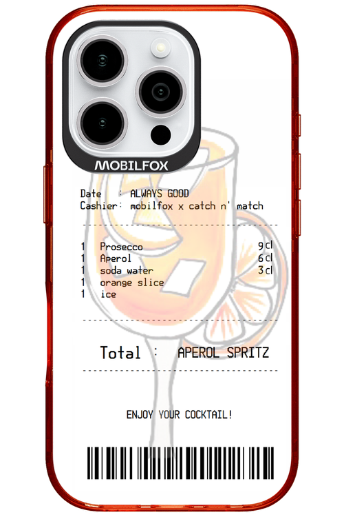 aperol spritz cocktail - Apple iPhone 16 Pro